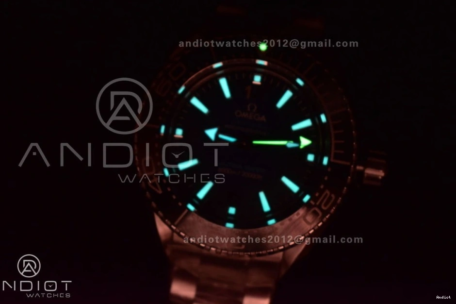 6000M Ultra Best Super SBF Dial 1:1 SS Clone Blue Bracelet A8912 Edition Deep SS on Seamaster Deep 0108